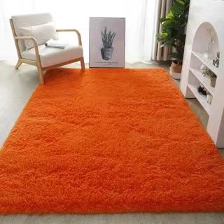 Solid Color Shaggy Rugs Large Shaggy Rugs for Bedroom Washable Fluffy Rugs Soft Mats for Home Decoration