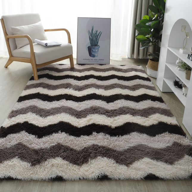 Shag Large Area Rugs for Living Room,  Super Soft Bedroom Carpet,  Geometric Plush Fluffy Rug for Kids Nursery Indoor Home Decor