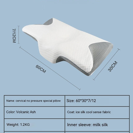 Memory Pillow Slow Rebound Pillow Memory Foam Neck Pillow Ergonomic for Sleepers