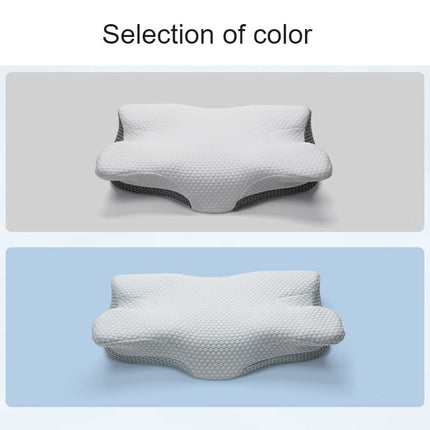 Ergonomic Memory Foam Pillow for Sleeping, Orthopedic Neck Pillow for Side, Back & Stomach Sleepers