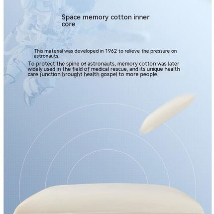 Pillow Memory Pillow Neck Pillow Cervical Pillow Ergonomic Memory Foam Pillow for Sleeping-A