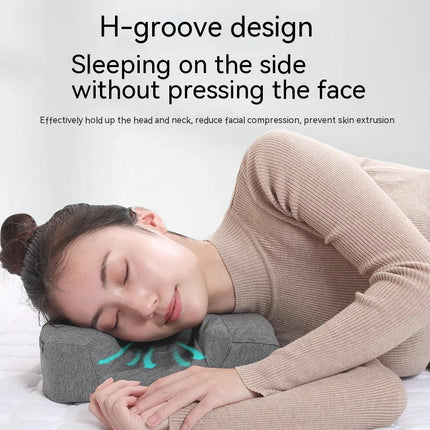 Memory Pillow Neck Pillow Cervical Pillow Ergonomic Memory Foam Pillow for Sleeping-D