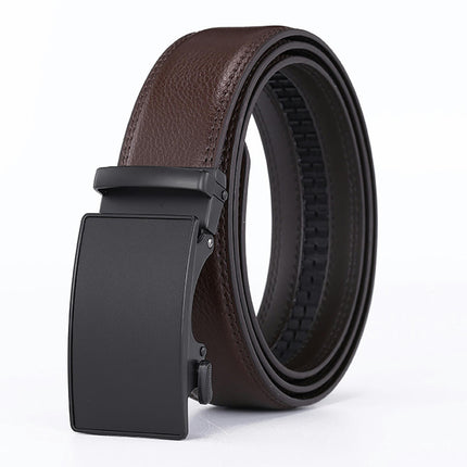 Men's Slide Ratchet Belt Genuine Leather Belts for men