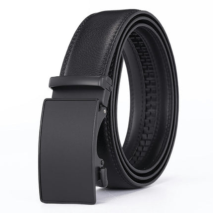 Men's Slide Ratchet Belt Genuine Leather Belts for men