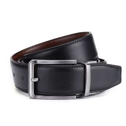 Men's Genuine Leather Dress Belt, Classic Designs for Work Business and Casual