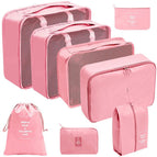 Digital Bag Eight Piece Set - Pink