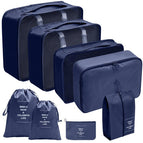 Bundle mouth eight piece set - navy blue