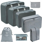 Makeup Pack Eight Piece Set - Grey