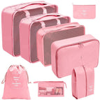 Makeup Pack Eight Piece Set - Pink