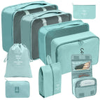 Digital Wash Nine Piece Set - Blue