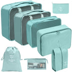 Makeup Pack Eight Piece Set - Blue