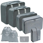 Bundle mouth eight piece set - gray