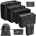 Makeup Pack Eight Piece Set - Black