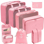 Washing Bag Eight Piece Set - Powder