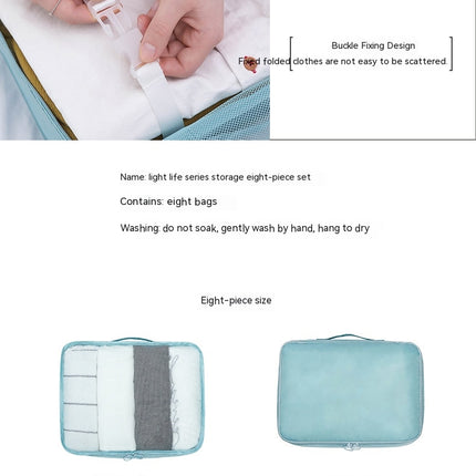 Light Packing Cubes for Travel Set Waterproof Packing Cubes for Suitcases Set