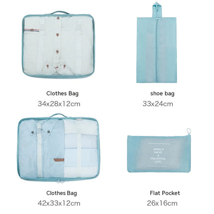 Light Packing Cubes for Travel Set Waterproof Packing Cubes for Suitcases Set