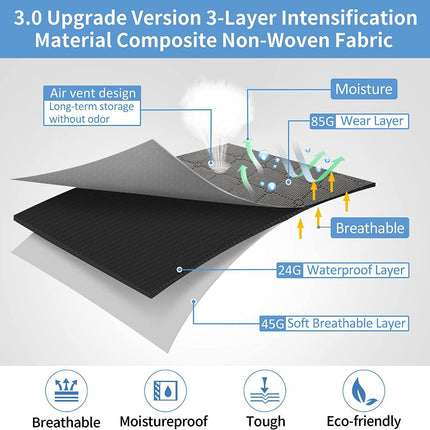 Reinforced Portable Bed Bottom Storage Bag, Nonwovens Under the Bed Storage Bins