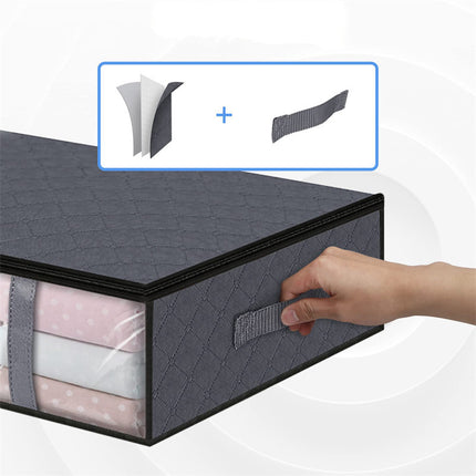 Under Bed Storage Box with Reinforced Handles Non Woven Under Bed Storage Box