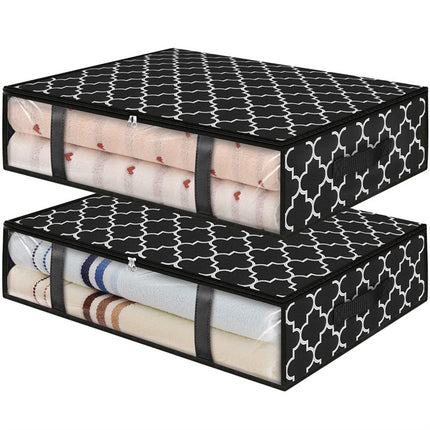 Under Bed Storage Box with Reinforced Handles Non Woven Under Bed Storage Box