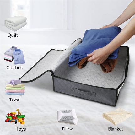 Under Bed Storage Box with Reinforced Handles Non Woven Under Bed Storage Box