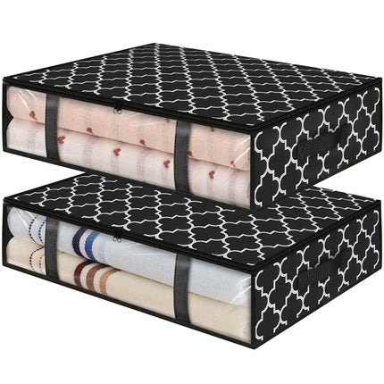 Under Bed Storage Containers with Handles, Non-woven Under the Bed Storage Bins