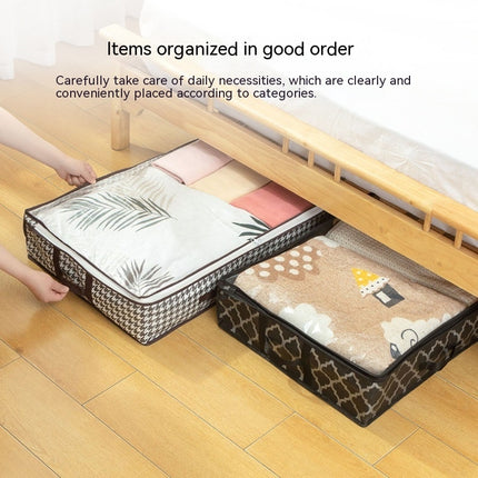 Underbed Storage Bag Quilt Clothes Organizer Folding Quilt Fabric Storage Box