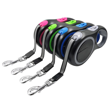 Retractable Dog Leash Automatic Telescopic Tractor Dog Rope, Pet Rope Durable and Convenient Model A