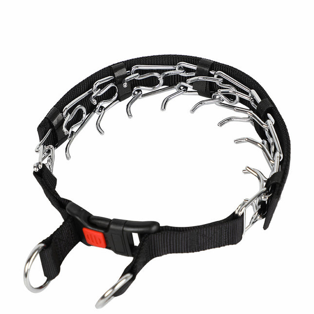 Dog No Pull Collar with Quick Release Buckle Adjustable Collar with Nylon Cover