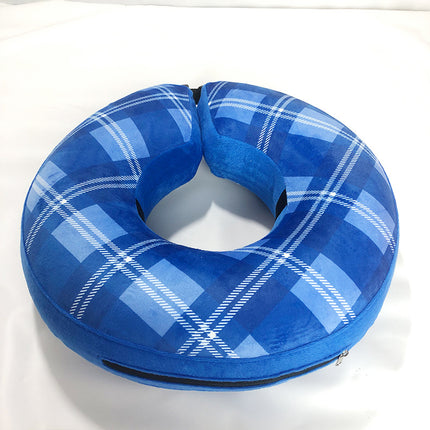 Dog Collar for After Surgery, Pet Inflatable Neck Collar Soft Protective Recovery Cone Model J