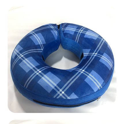 Dog Collar for After Surgery, Pet Inflatable Neck Collar Soft Protective Recovery Cone Model J