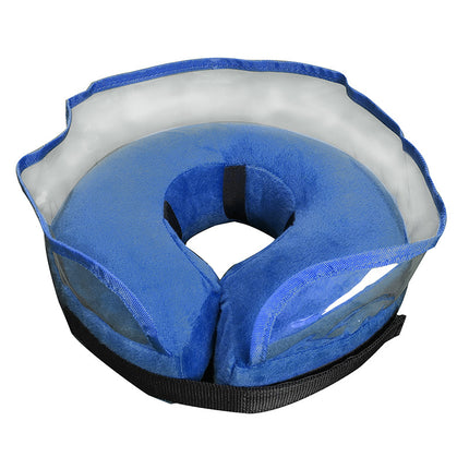 Dog Collar for After Surgery, Pet Inflatable Neck Collar Soft Protective Recovery Cone Model B