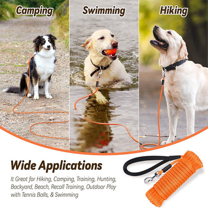 Dog leash, Recall Training Dog Leash for Small Medium and Large Dogs