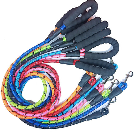 Dog Leash Reflective Pet Dog Lead Dogs Outdoor Rope Dog Supplies Training Leashes Model E