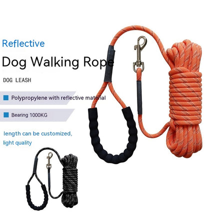 Dog Leash Reflective Pet Dog Lead Dogs Outdoor Rope Dog Supplies Training Leashes Model G