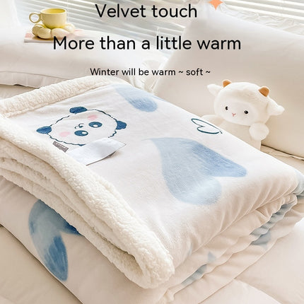 Cashmere Blanket,Flannel Fluffy Blanket,Plush Soft Blanket for Sofa Bed,Plush Fluffy Blanket,Warm Cozy Blanket