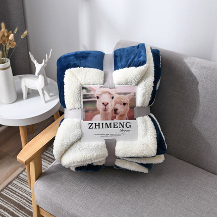 Cake cashmere blanket, plush soft blanket, fluffy blanket, plush fleece blanket for sofa bed, warm and cozy winter thick bed blanket