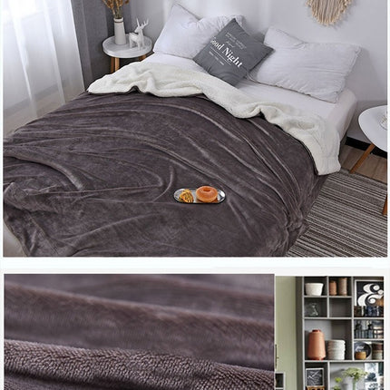 Cake cashmere blanket, plush soft blanket, fluffy blanket, plush fleece blanket for sofa bed, warm and cozy winter thick bed blanket