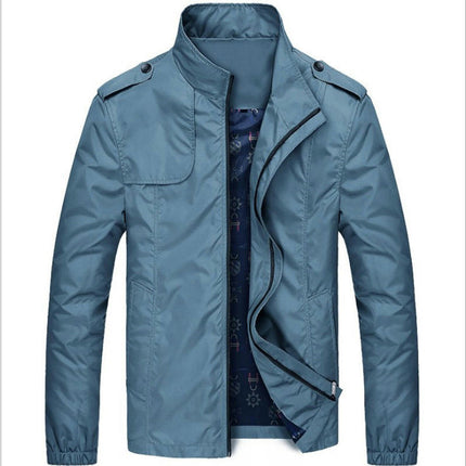 Men's Casual Jacket Outdoor Windbreaker Lightweight Flight Jackets