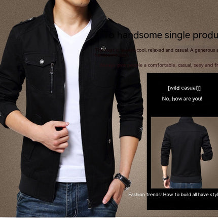 Men's Casual Jacket Outdoor Windbreaker Lightweight Softshell Jackets