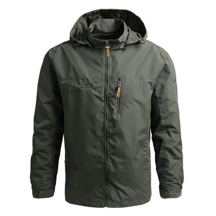 Tactical Jacket for Men, Waterproof and Windproof Outdoor Soft Military Jacket