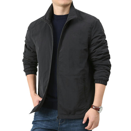 Men's Fleece Jackets Full Zip Casual Jacket Outdoor Winter Soft Coats with Pockets