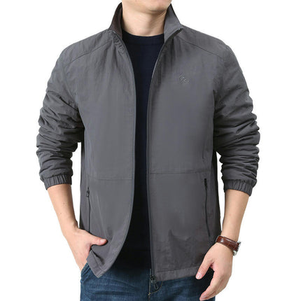 Men's Fleece Jackets Full Zip Casual Jacket Outdoor Winter Soft Coats with Pockets