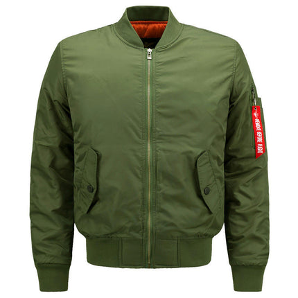 Men's Bomber Jacket Casual Fall Winter Military Jacket and Coats Outwear