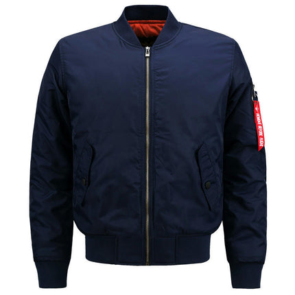 Men's Bomber Jacket Casual Fall Winter Military Jacket and Coats Outwear