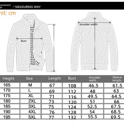 Men's Jacket Slim Fit Lightweight Casual Windproof Jacket Coat