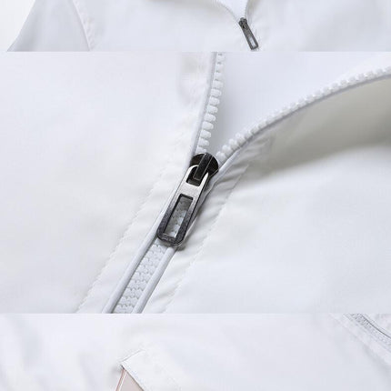 Men's Lightweight Softshell Coat Zipper Long Sleeve Sport Jacket