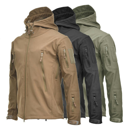 Jacket for Men, Waterproof and Windproof Outdoor Soft Jacket