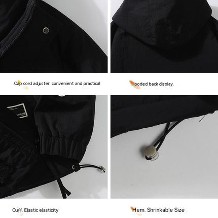 Men's Winter Jacket Waterproof Snow Coats Fleece Lining Jacket Warm with Hooded