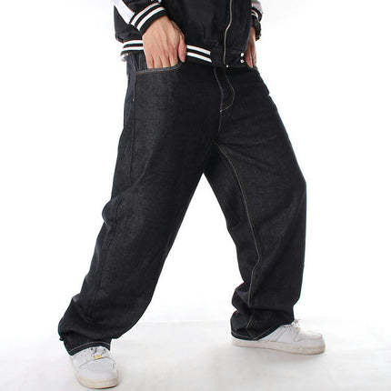 Men's Baggy Jeans Hip Hop Loose fit Cargo Denim Pants