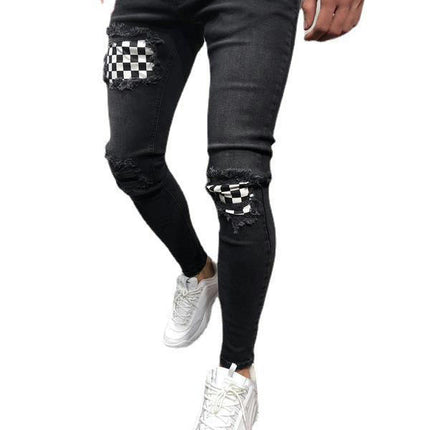 Men's Slim Fit Jeans Skinny Stretch Denim Pants for Men